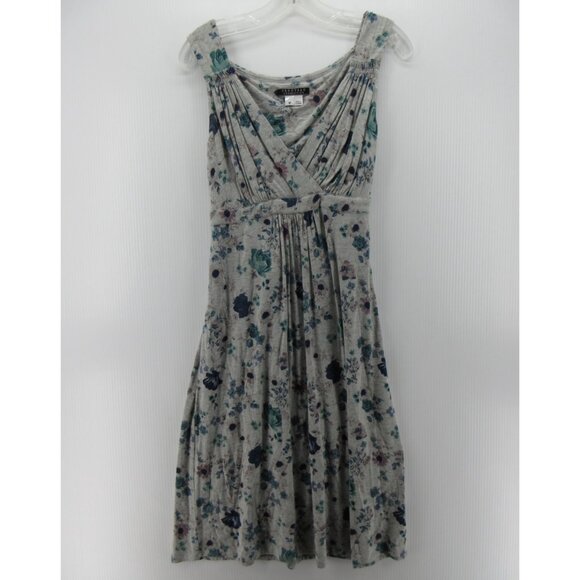 Peruvian Connection Dresses & Skirts - Peruvian Connection Dress Medium Wrap Flare Floral Stretch Belted